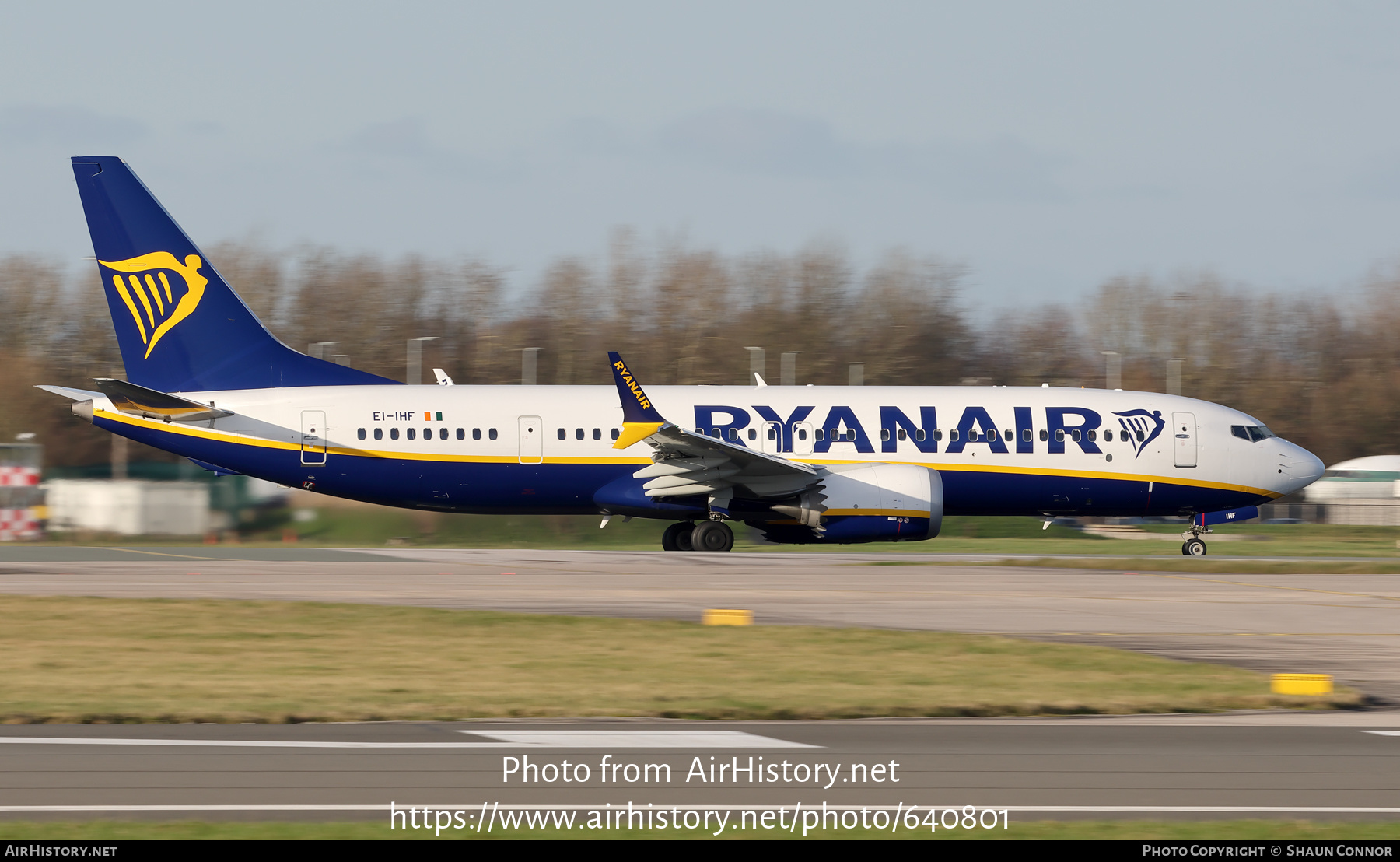 Aircraft Photo of EI-IHF | Boeing 737-8200 Max 200 | Ryanair | AirHistory.net #640801