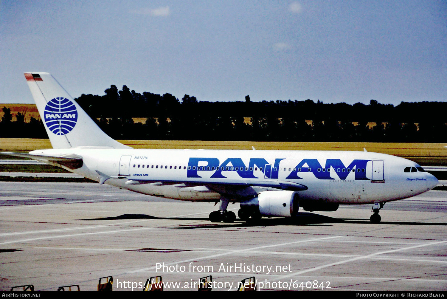 Aircraft Photo of N812PA | Airbus A310-324/ET | Pan American World Airways - Pan Am | AirHistory.net #640842