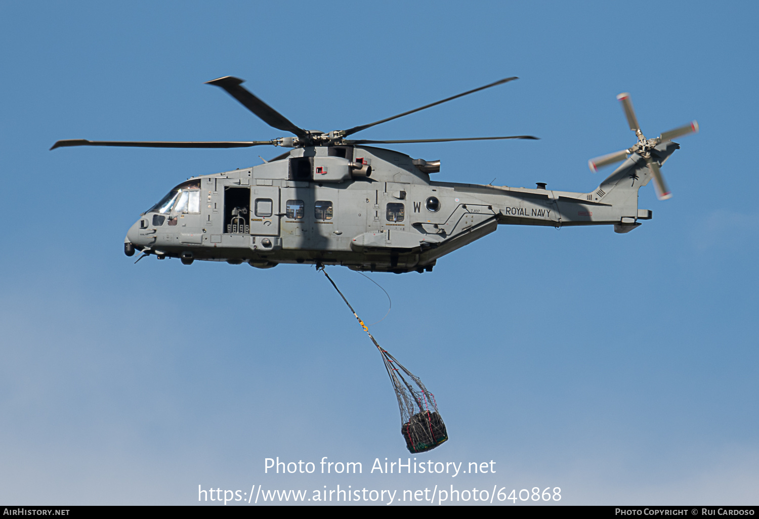 Aircraft Photo of ZJ137 | EHI EH101-411 Merlin HC4 | UK - Navy | AirHistory.net #640868