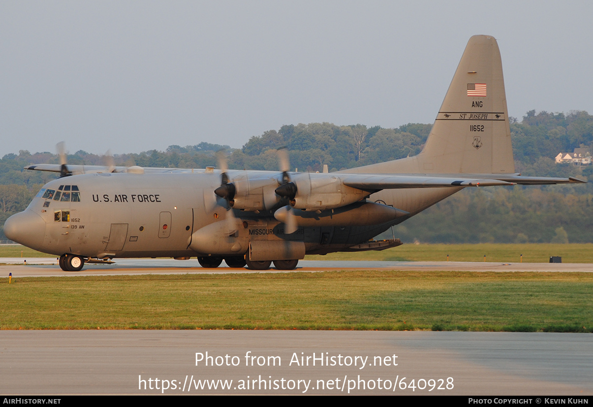 Aircraft Photo of 91-1652 / 11652 | Lockheed Martin C-130H Hercules | USA - Air Force | AirHistory.net #640928