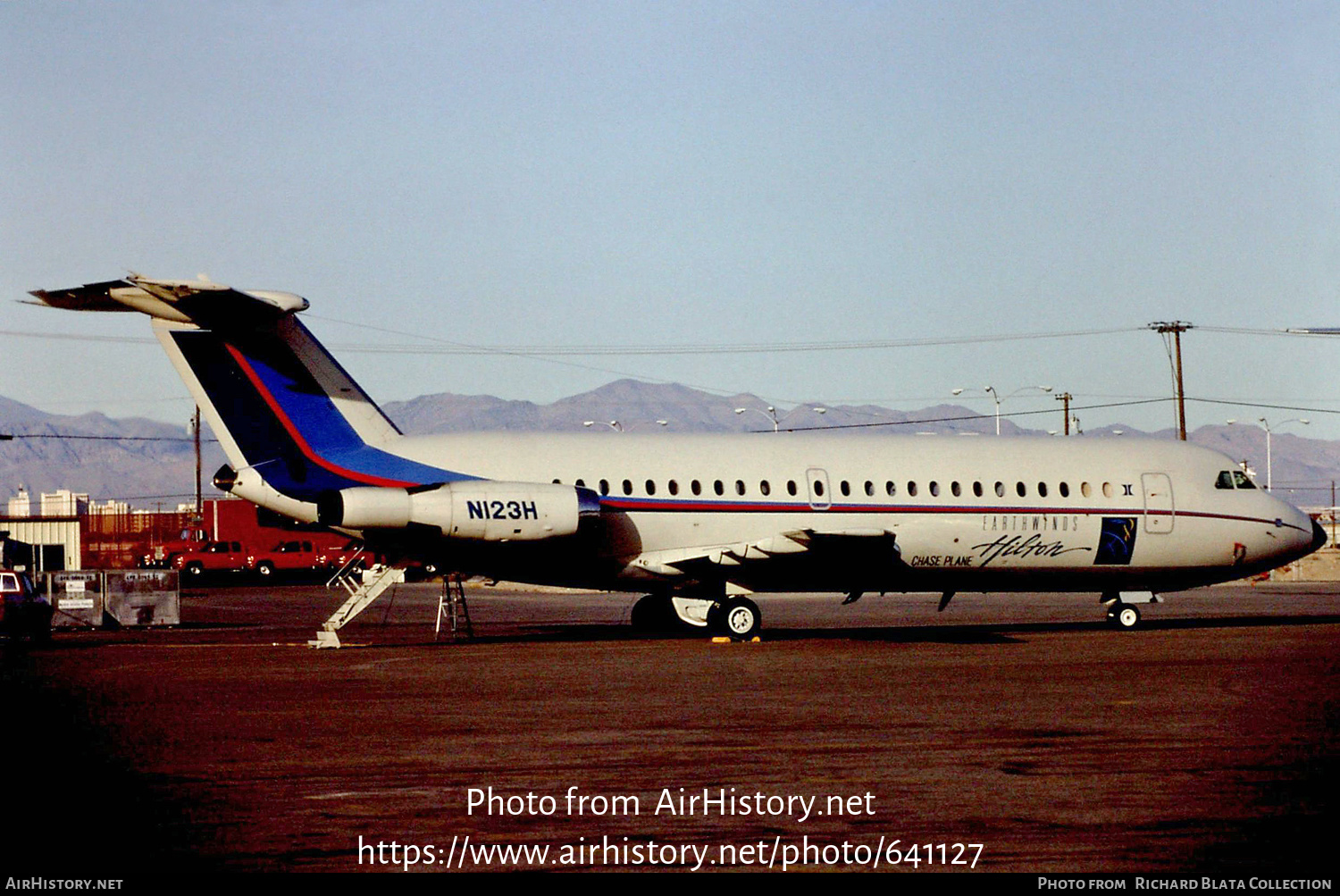 Aircraft Photo of N123H | BAC 111-414EG One-Eleven | Hilton Hotels | AirHistory.net #641127