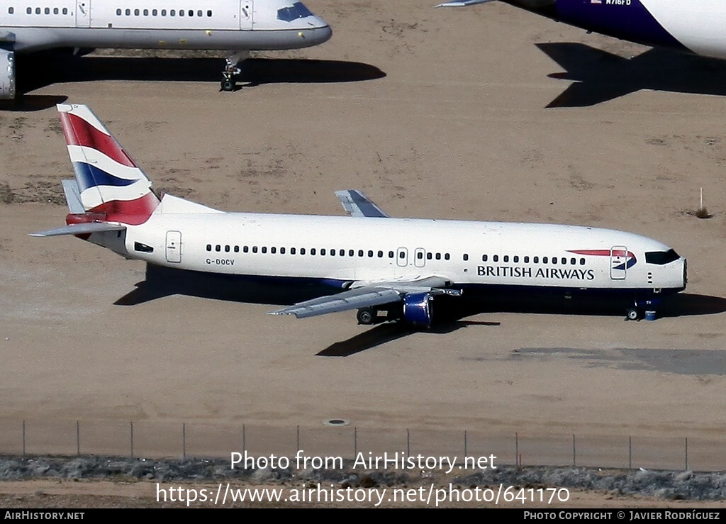 Aircraft Photo of G-DOCV | Boeing 737-436 | British Airways | AirHistory.net #641170