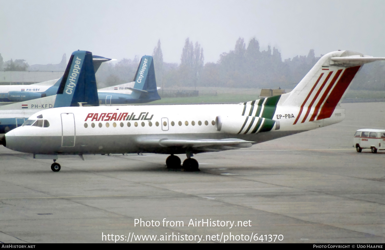 Aircraft Photo of EP-PBA | Fokker F28-1000 Fellowship | Pars Air | AirHistory.net #641370