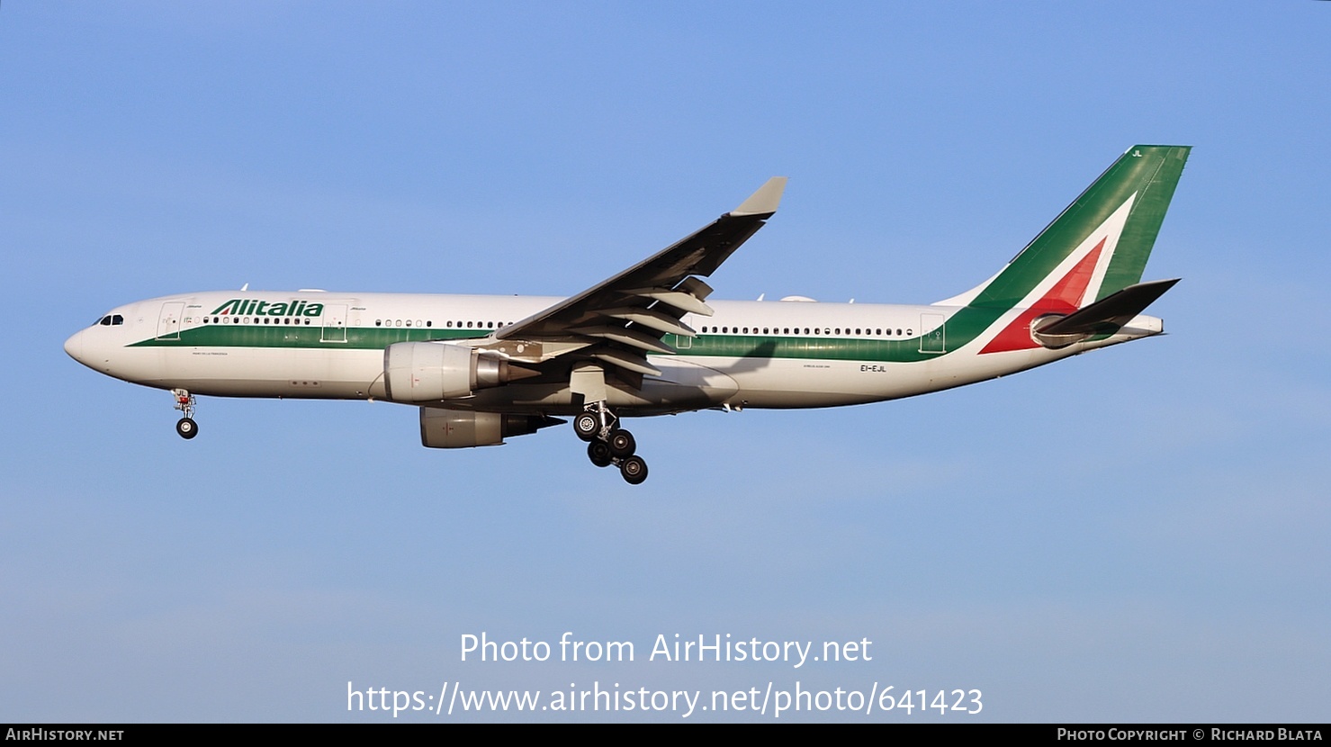 Aircraft Photo of EI-EJL | Airbus A330-202 | Alitalia | AirHistory.net #641423