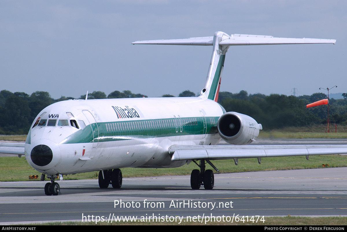 Aircraft Photo of I-DAWA | McDonnell Douglas MD-82 (DC-9-82) | Alitalia | AirHistory.net #641474