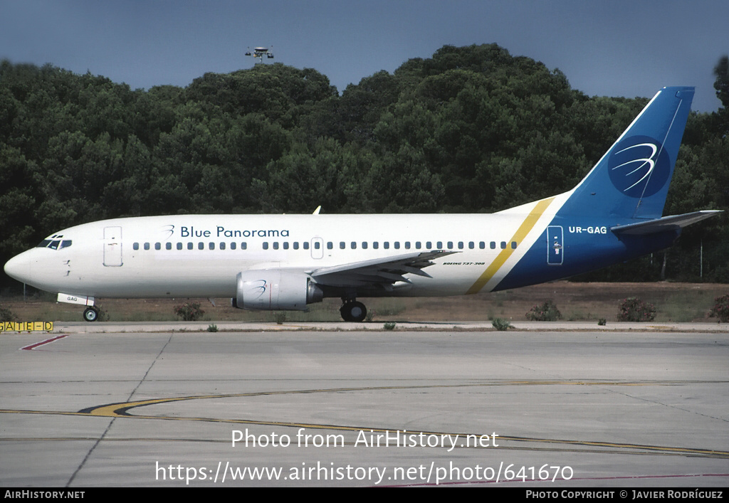 Aircraft Photo of UR-GAG | Boeing 737-35B | Blue Panorama Airlines | AirHistory.net #641670