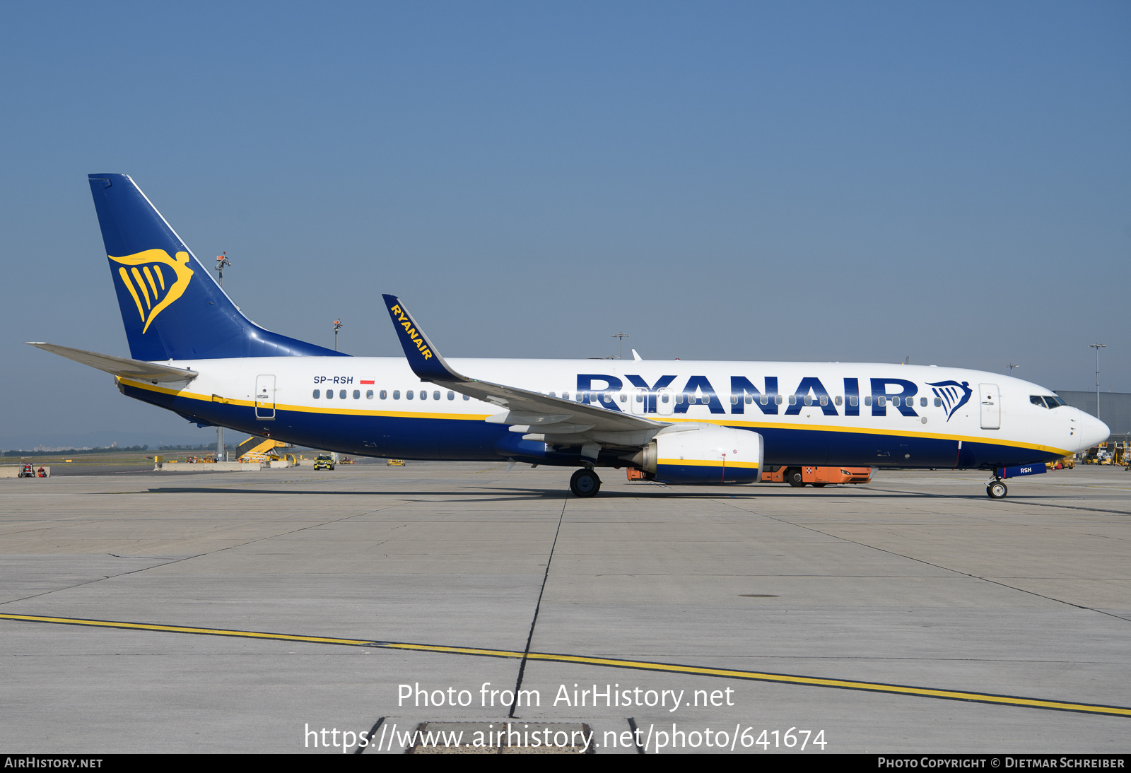 Aircraft Photo of SP-RSH | Boeing 737-8AS | Ryanair | AirHistory.net #641674