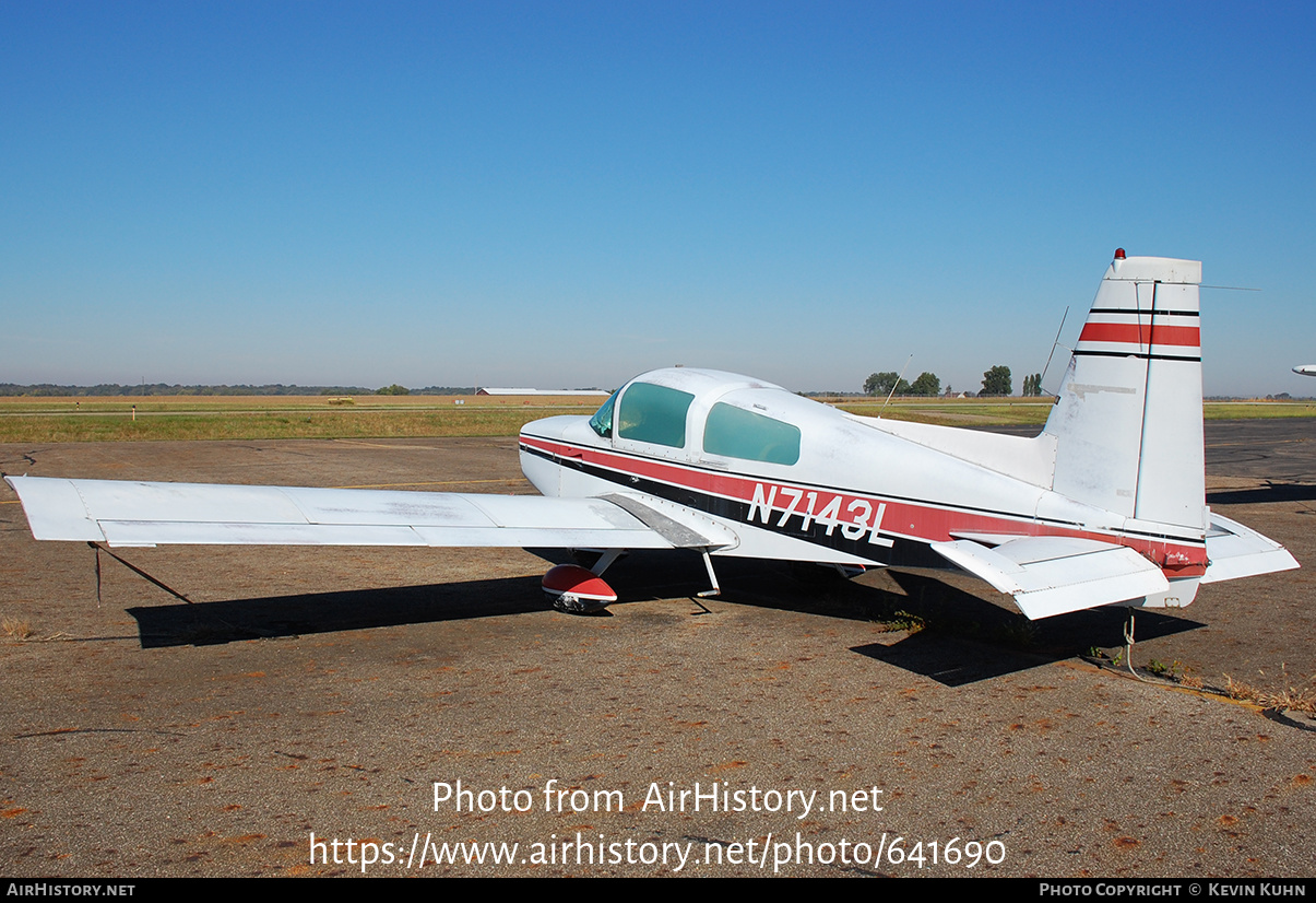 Aircraft Photo of N7143L | Grumman American AA-5 Traveler | AirHistory.net #641690