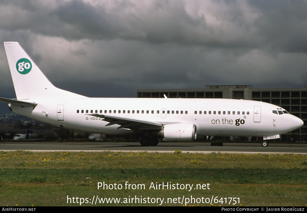 Aircraft Photo of G-IGOZ | Boeing 737-3Q8 | Go Fly | AirHistory.net #641751