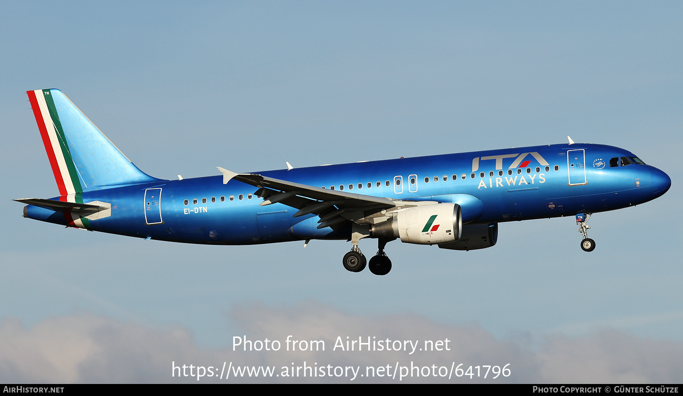 Aircraft Photo of EI-DTN | Airbus A320-216 | ITA Airways | AirHistory.net #641796