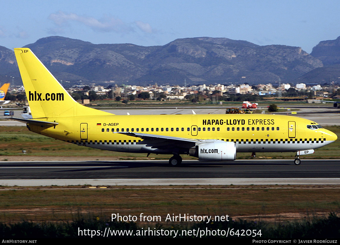 Aircraft Photo of D-AGEP | Boeing 737-75B | Hapag-Lloyd Express | AirHistory.net #642054