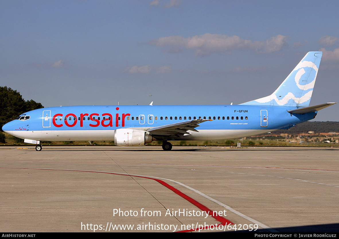 Aircraft Photo of F-GFUH | Boeing 737-4B3 | Corsair | AirHistory.net #642059