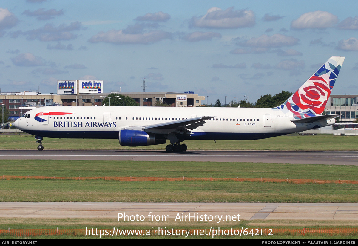 Aircraft Photo of G-BNWB | Boeing 767-336/ER | British Airways | AirHistory.net #642112