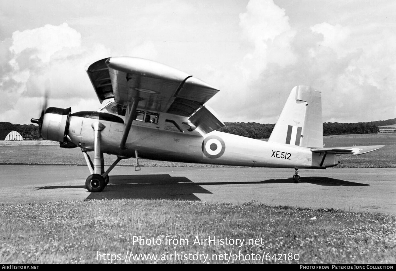 Aircraft Photo of XE512 | Scottish Aviation Pioneer CC.1 | UK - Air Force | AirHistory.net #642180