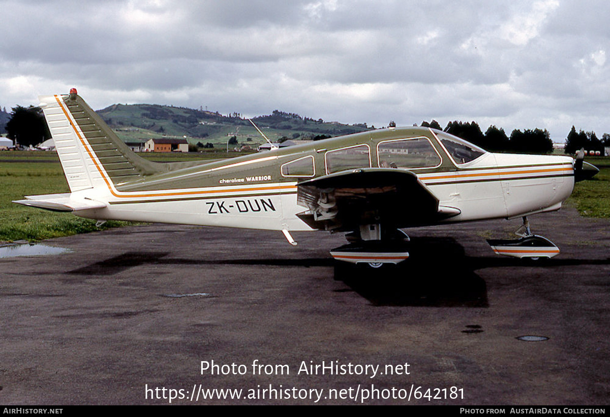 Aircraft Photo of ZK-DUN | Piper PA-28-151 Cherokee Warrior | AirHistory.net #642181