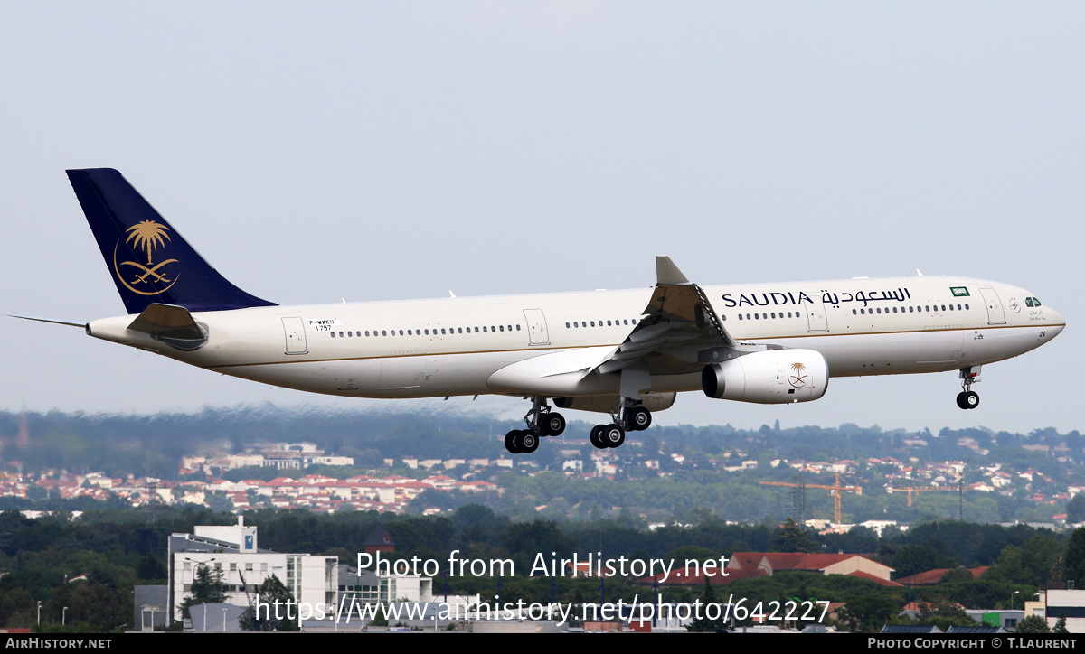 Aircraft Photo of F-WWKH | Airbus A330-343E | Saudia - Saudi Arabian Airlines | AirHistory.net #642227