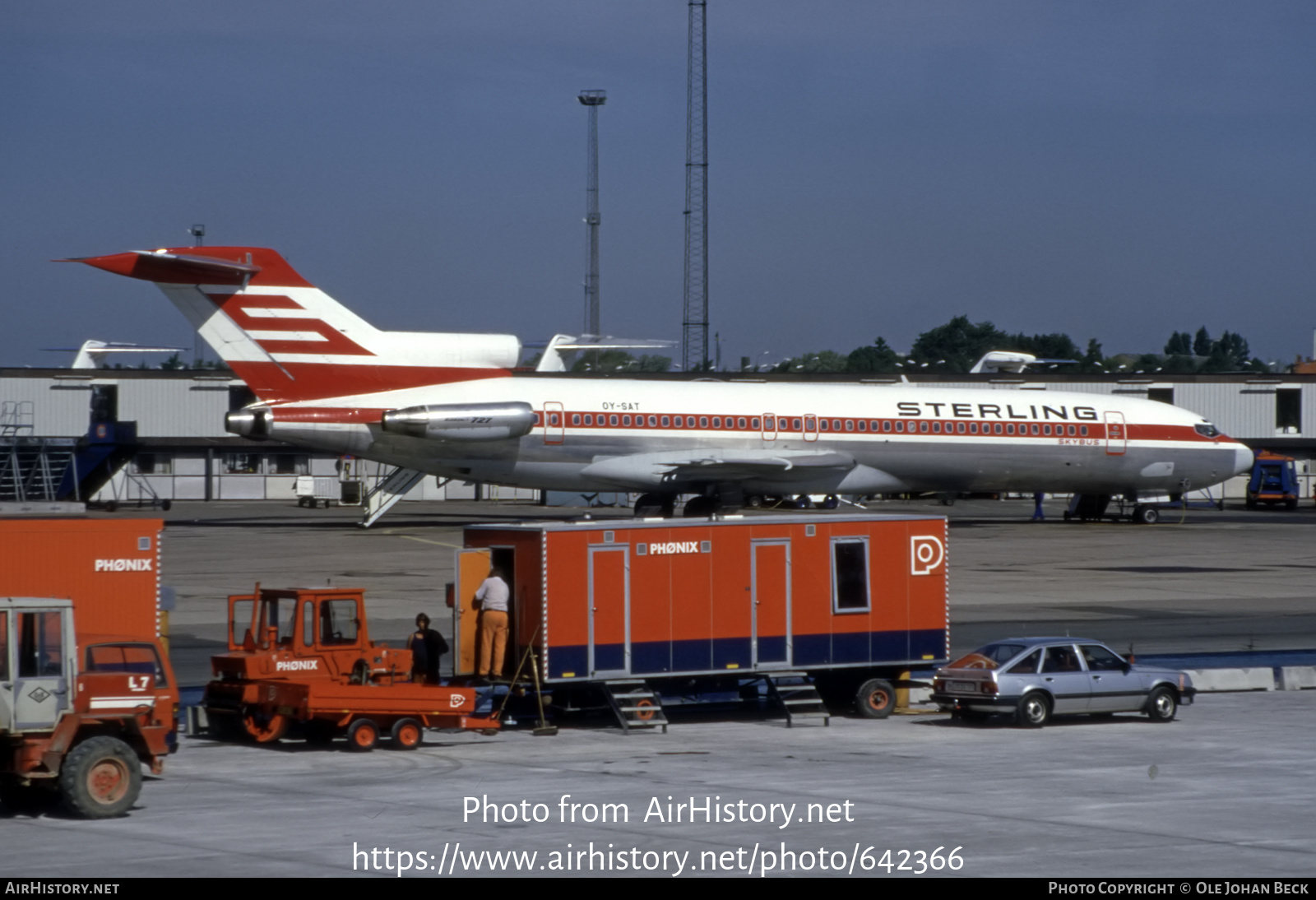 Aircraft Photo of OY-SAT | Boeing 727-2J4/Adv | Sterling Airways | AirHistory.net #642366