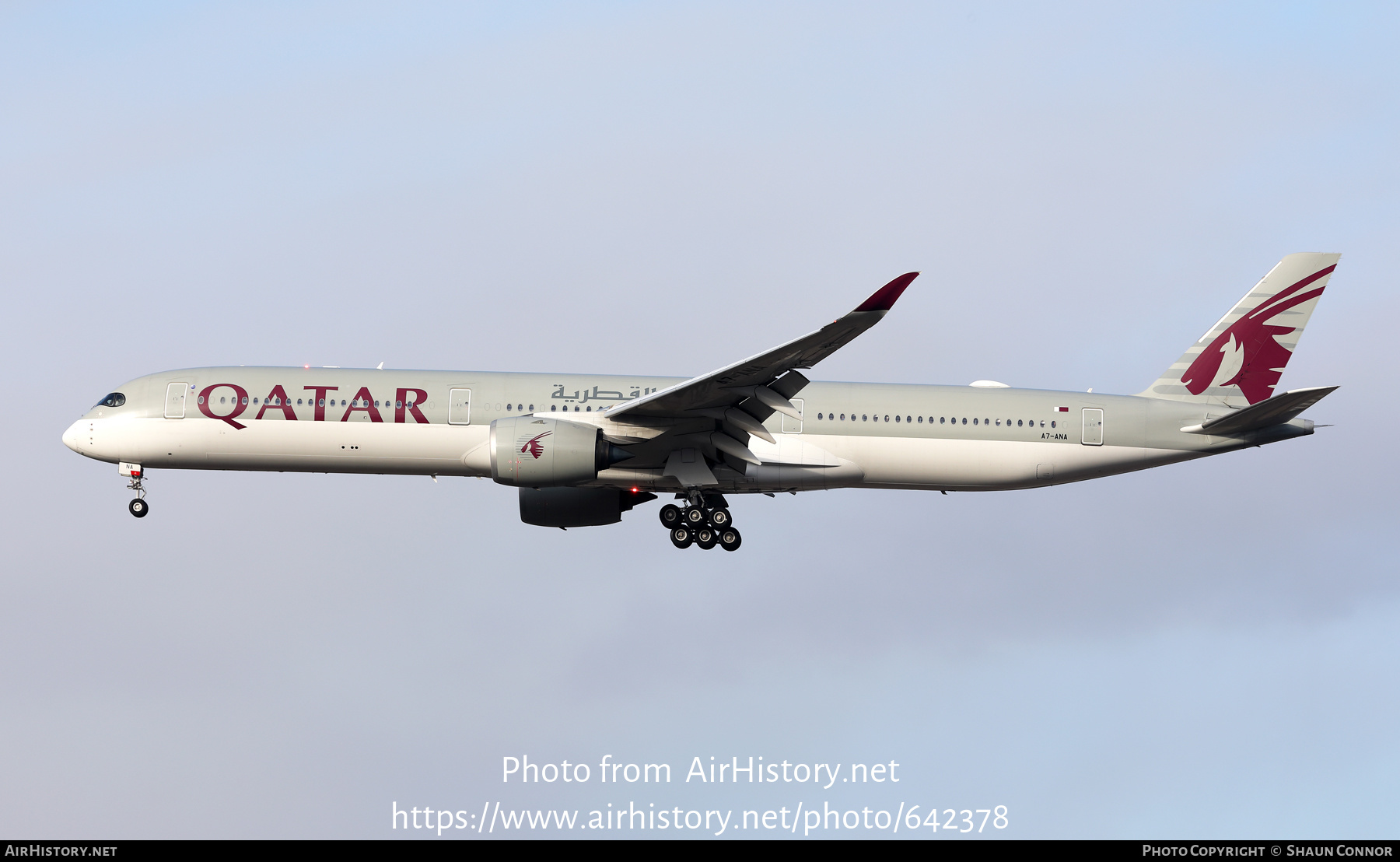 Aircraft Photo of A7-ANA | Airbus A350-1041 | Qatar Airways ...