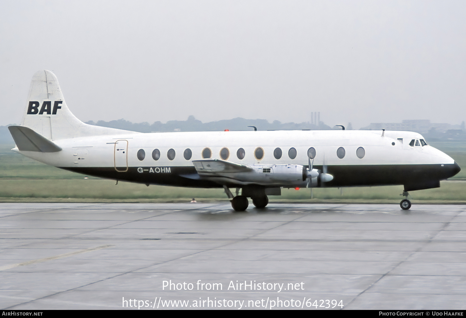 Aircraft Photo of G-AOHM | Vickers 802 Viscount | British Air Ferries - BAF | AirHistory.net #642394