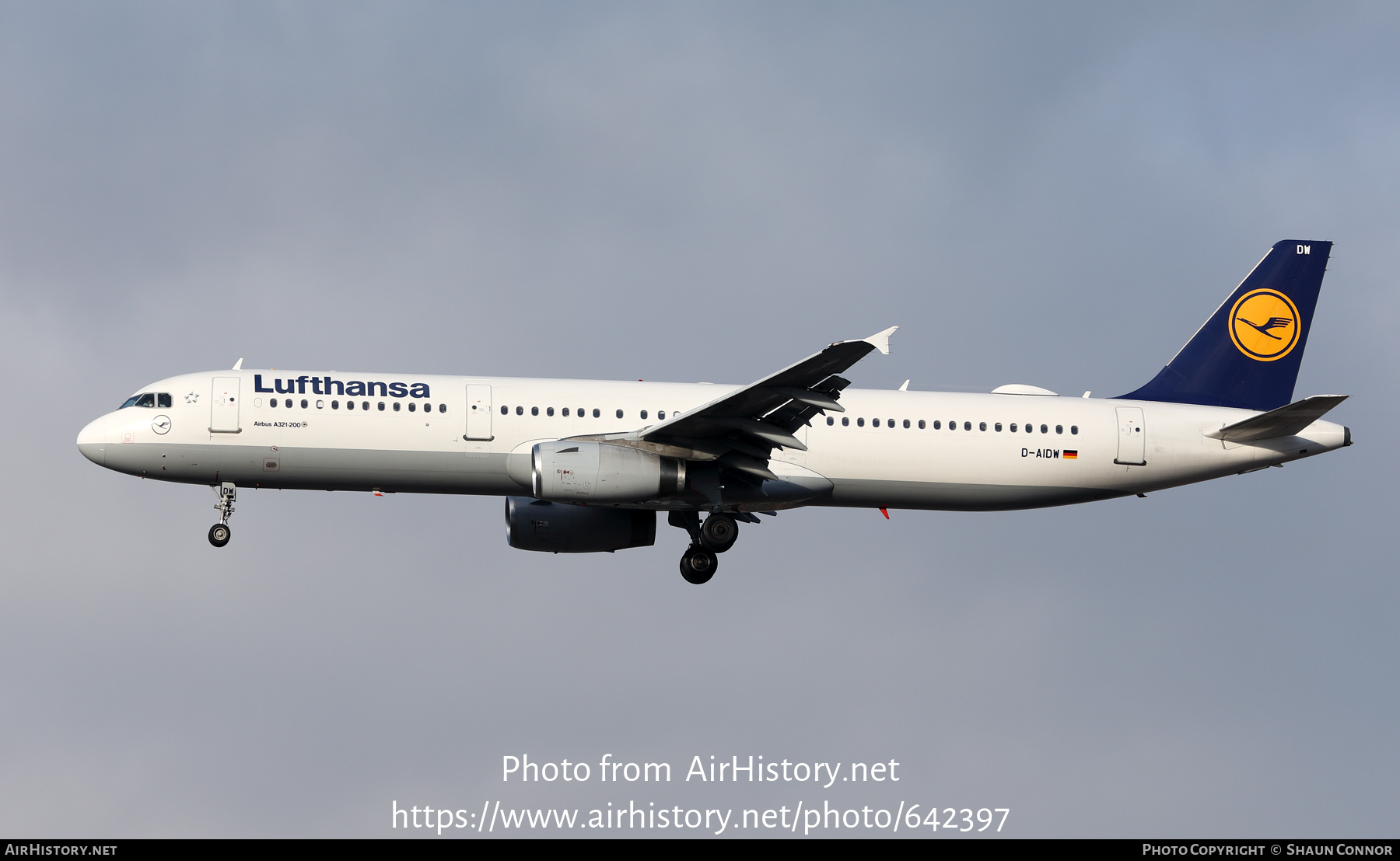 Aircraft Photo of D-AIDW | Airbus A321-231 | Lufthansa | AirHistory.net #642397