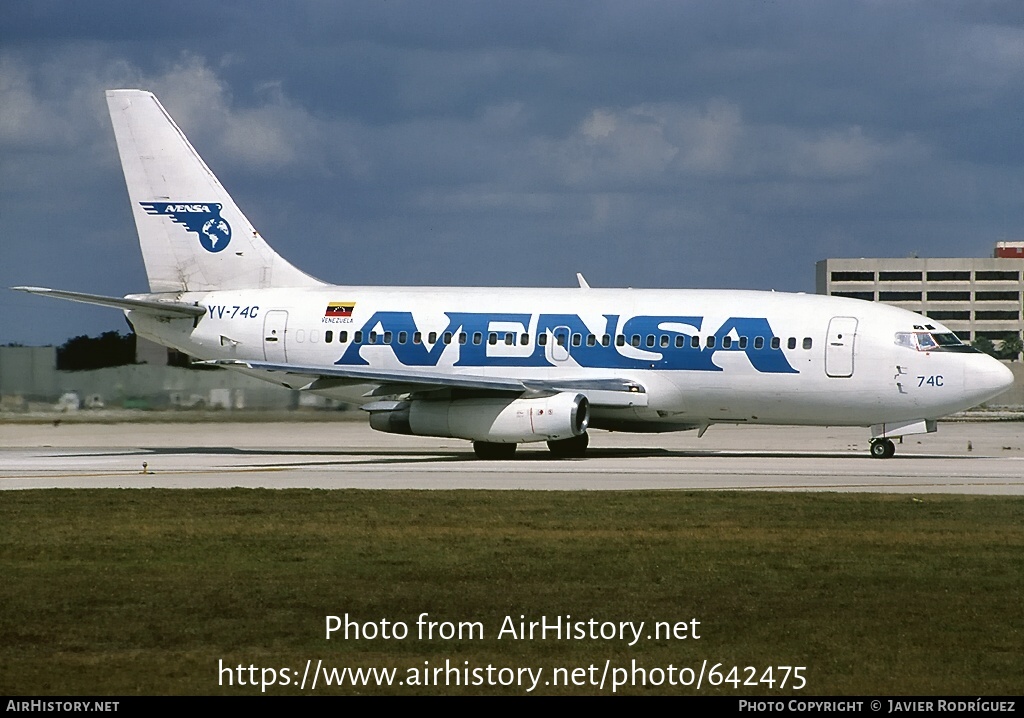 Aircraft Photo of YV-74C | Boeing 737-229/Adv | Avensa - Aerovías Venezolanas | AirHistory.net #642475