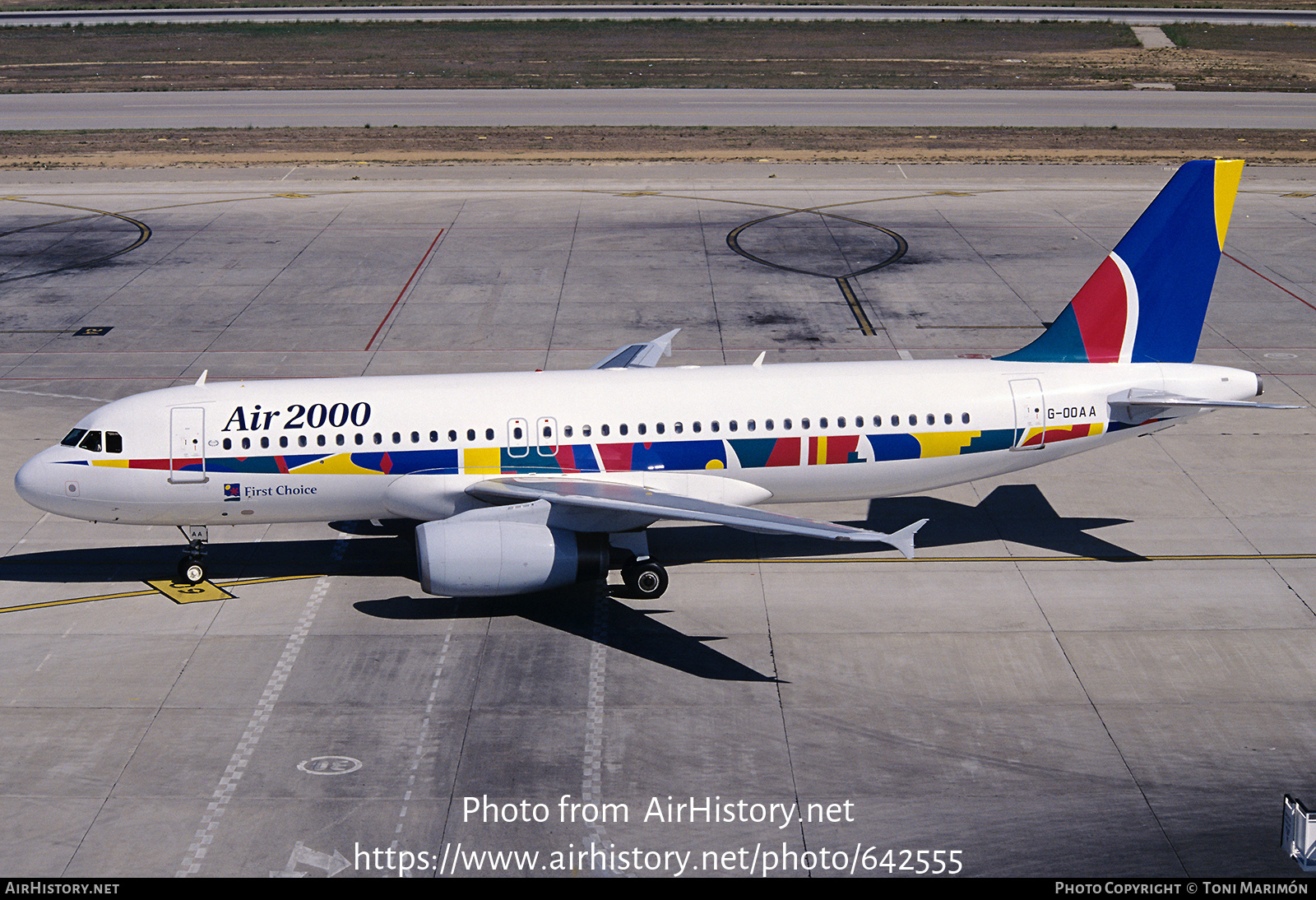 Aircraft Photo of G-OOAA | Airbus A320-231 | Air 2000 | AirHistory.net #642555