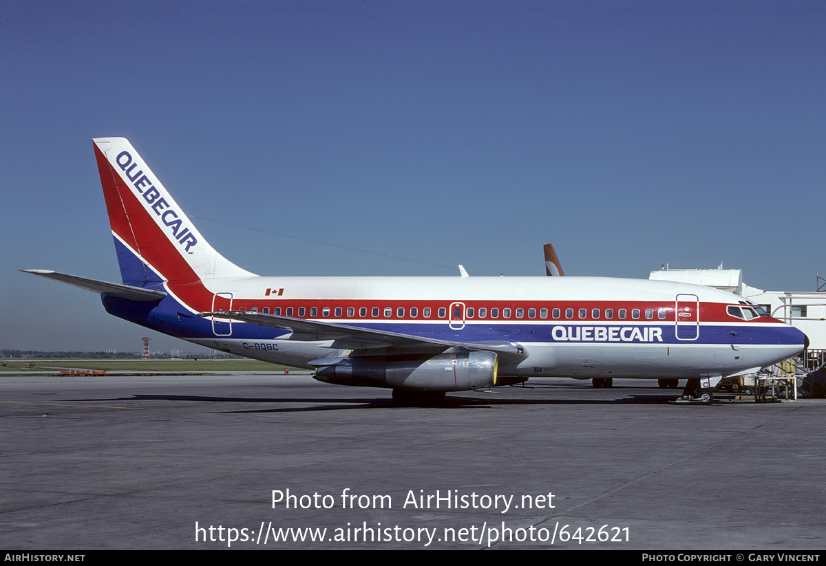 Aircraft Photo of C-GQBC | Boeing 737-202C | Quebecair | AirHistory.net #642621