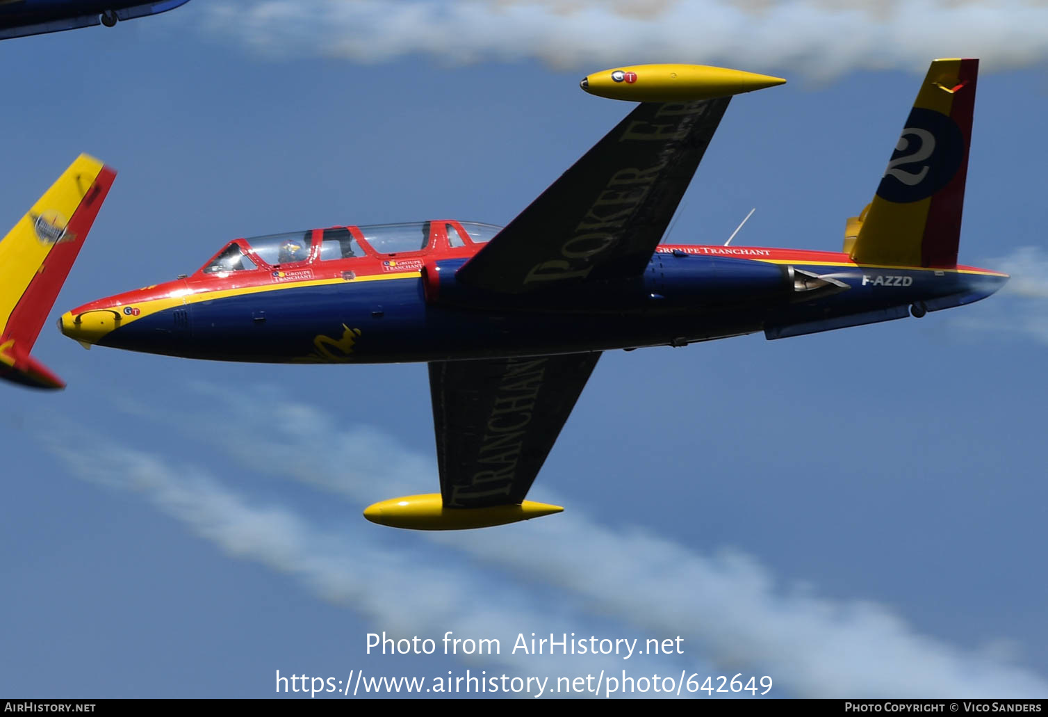 Aircraft Photo of F-AZZD | Fouga CM-170R Magister | Patrouille Tranchant | AirHistory.net #642649