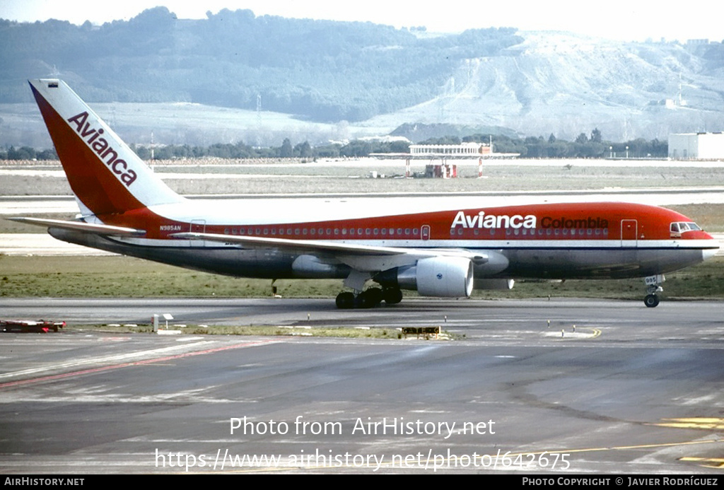 Aircraft Photo of N985AN | Boeing 767-259/ER | Avianca | AirHistory.net #642675