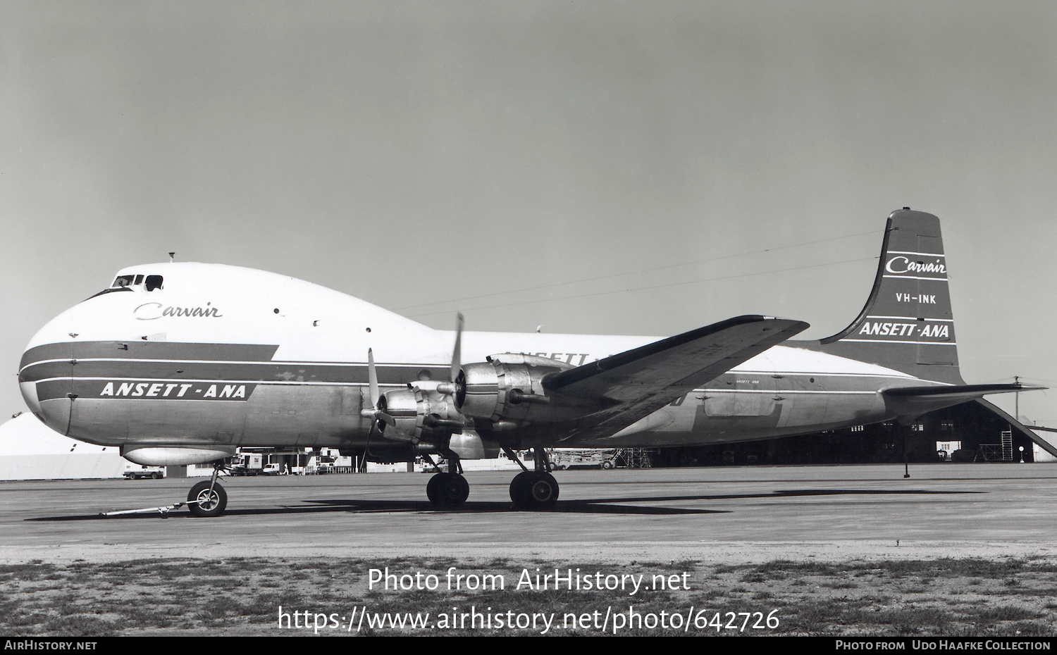 Aircraft Photo of VH-INK | Aviation Traders ATL-98 Carvair | Ansett - ANA Air Cargo | AirHistory.net #642726