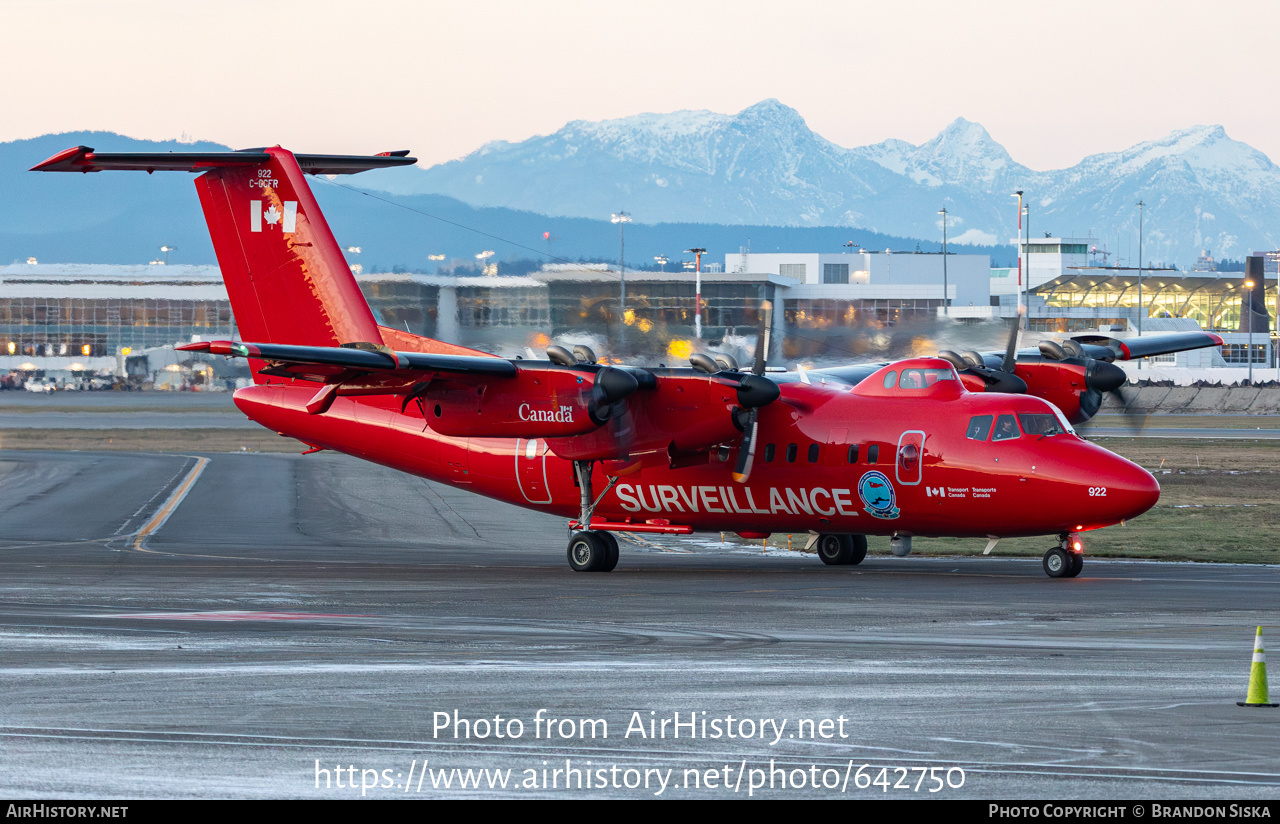 Aircraft Photo of C-GCFR | De Havilland Canada DHC-7-150(IR) Dash 7 | Transport Canada | AirHistory.net #642750