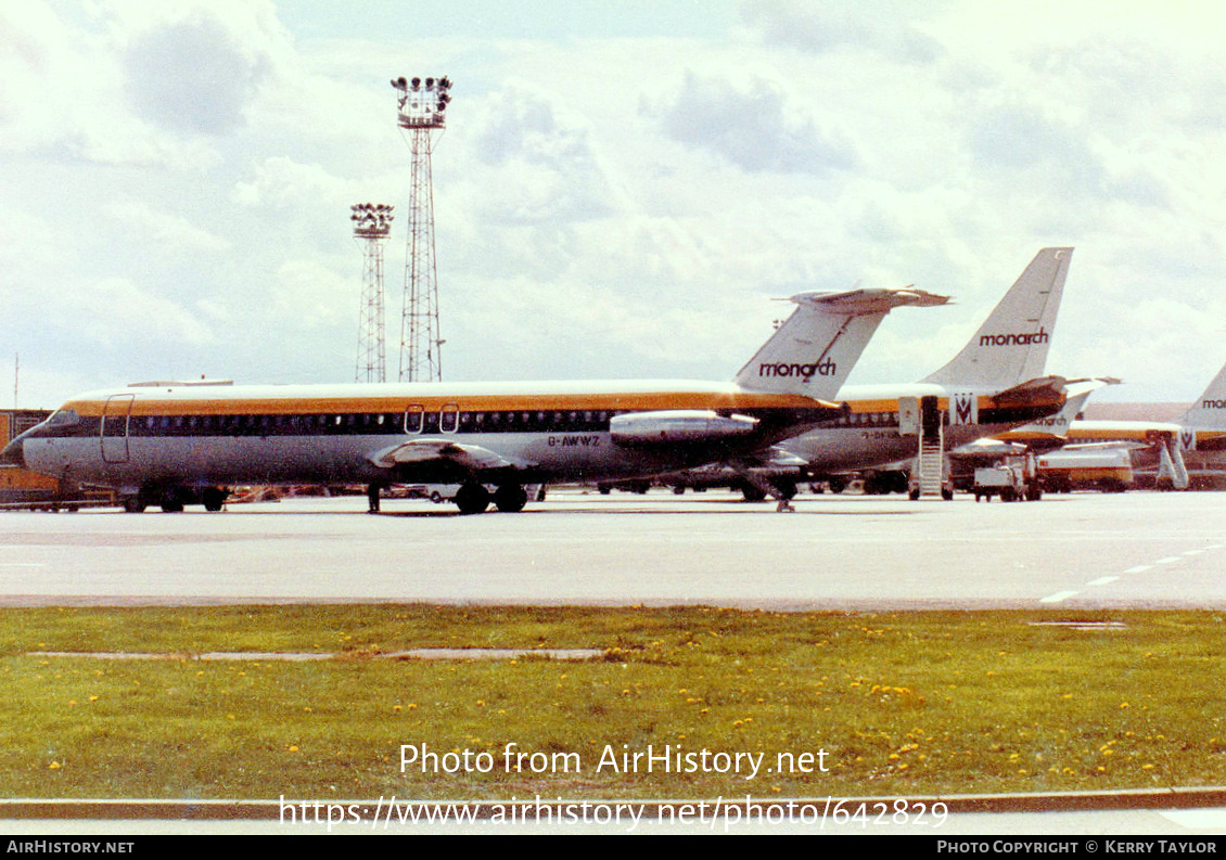 Aircraft Photo of G-AWWZ | BAC 111-509EW One-Eleven | Monarch Airlines | AirHistory.net #642829