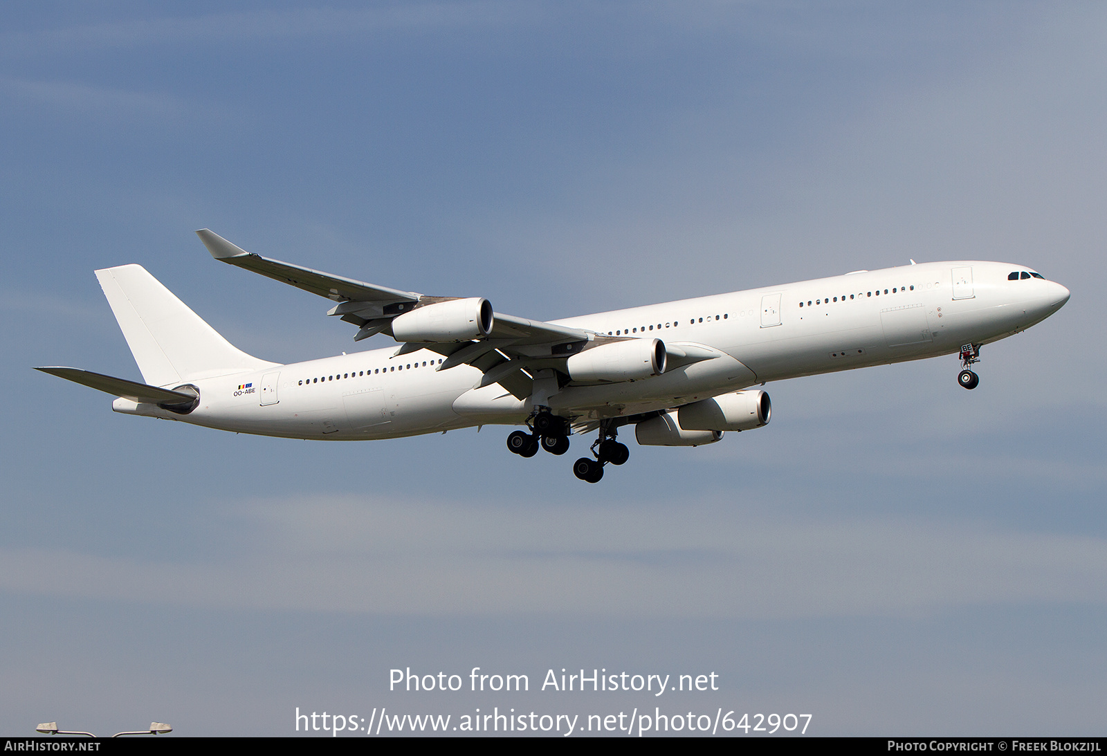 Aircraft Photo of OO-ABE | Airbus A340-313E | Air Belgium | AirHistory.net #642907