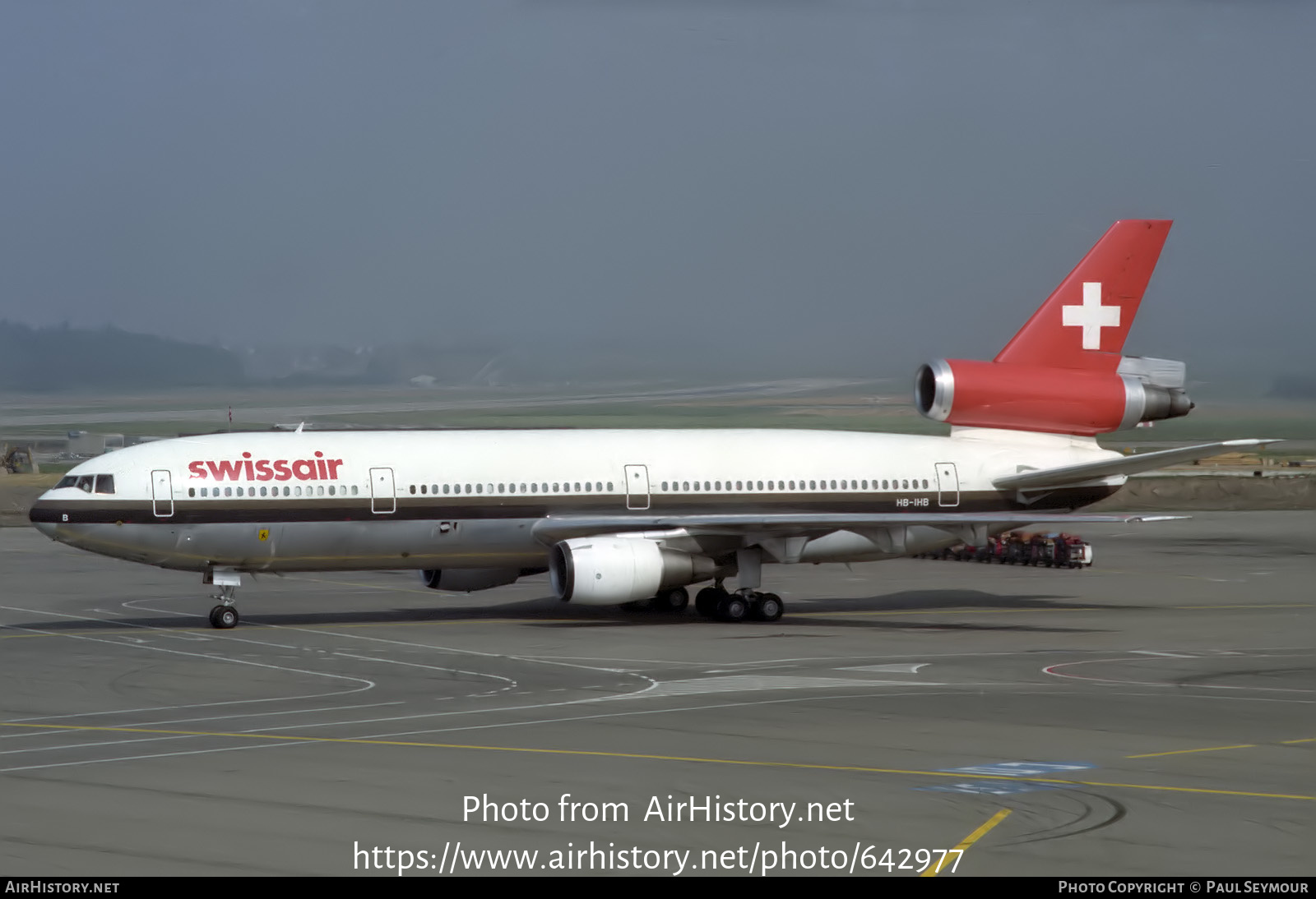 Aircraft Photo of HB-IHB | McDonnell Douglas DC-10-30 | Swissair | AirHistory.net #642977