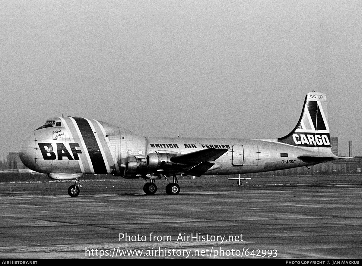 Aircraft Photo of G-ASDC | Aviation Traders ATL-98 Carvair | British Air Ferries - BAF | AirHistory.net #642993