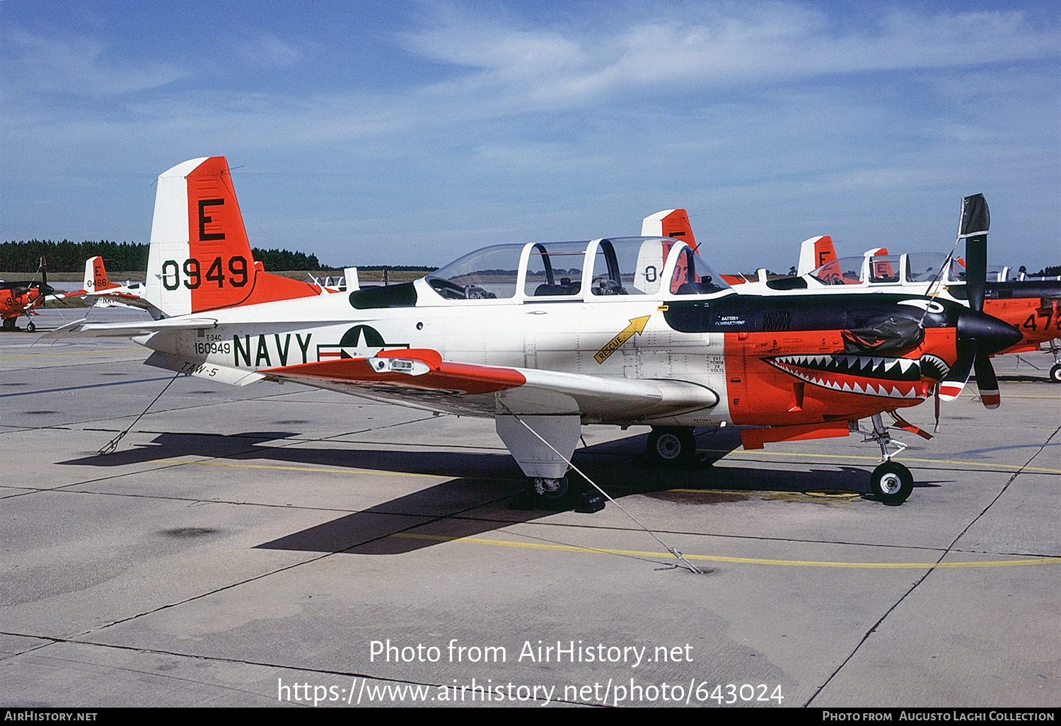 Aircraft Photo Of 160949 / 0949 | Beech T-34C Turbo Mentor | USA - Navy ...