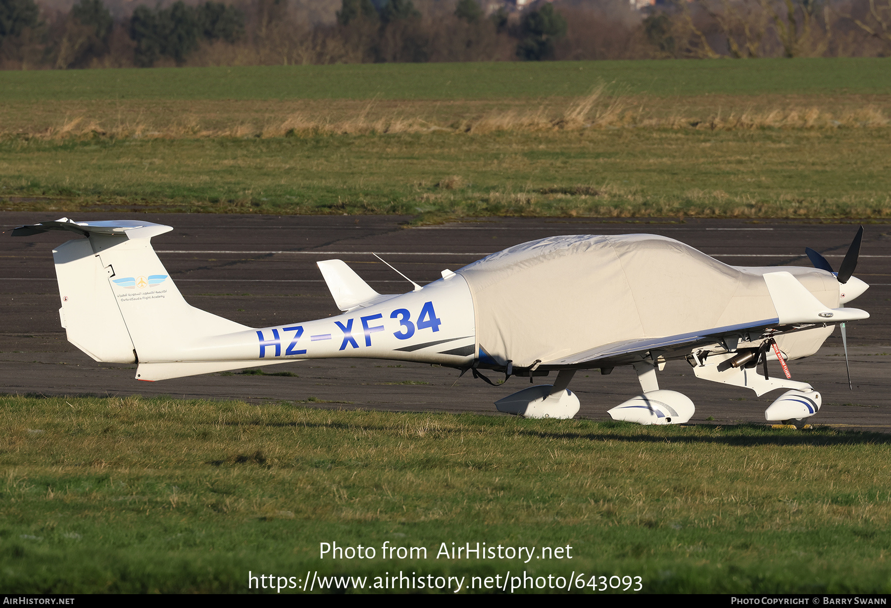 Aircraft Photo of HZ-XF34 | Diamond DA40 NG Diamond Star | OxfordSaudia Flight Academy | AirHistory.net #643093