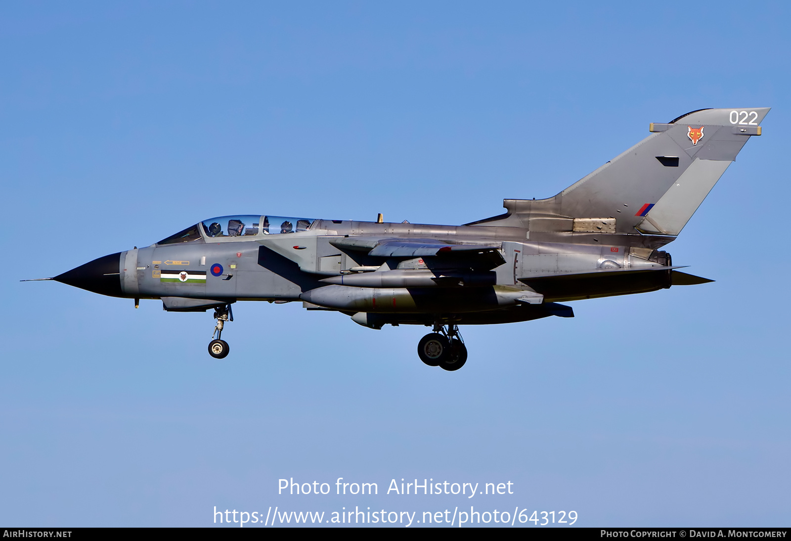 Aircraft Photo of ZA453 | Panavia Tornado GR4 | UK - Air Force | AirHistory.net #643129