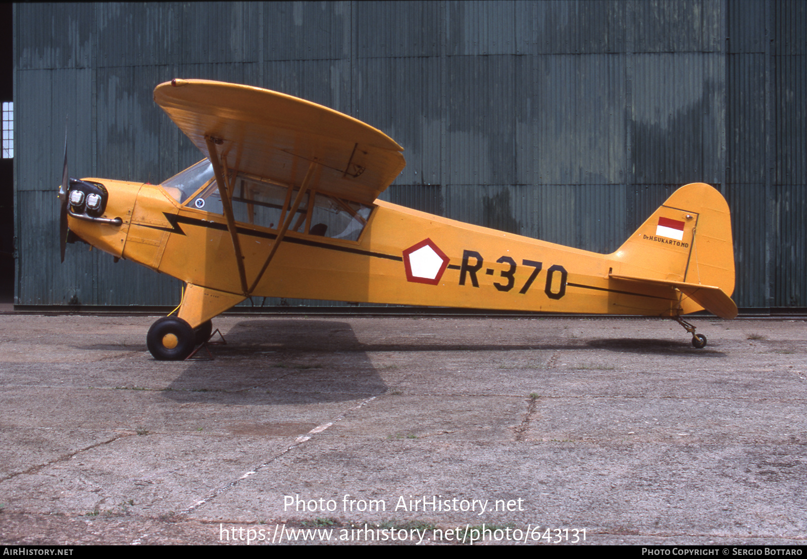 Aircraft Photo of R-370 | Piper L-4J Cub | Indonesia - Air Force | AirHistory.net #643131