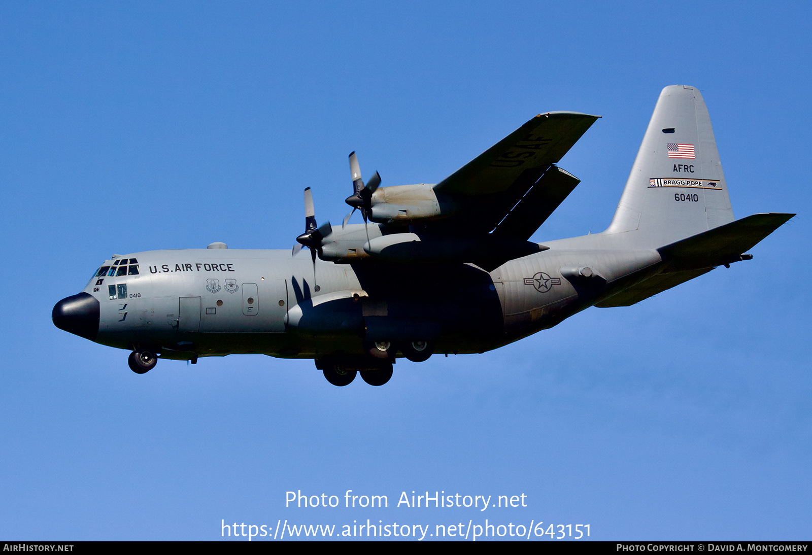 Aircraft Photo of 86-0410 / 60410 | Lockheed C-130H Hercules | USA - Air Force | AirHistory.net #643151