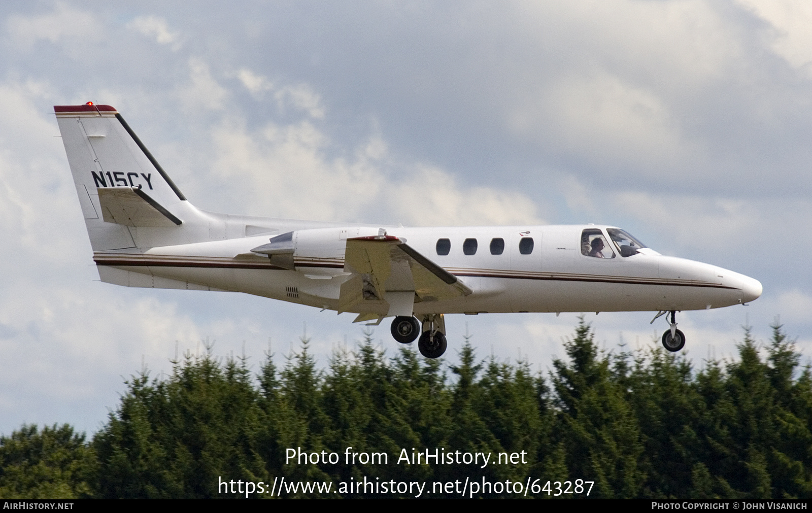 Aircraft Photo of N15CY | Cessna 501 Citation I/SP | AirHistory.net #643287