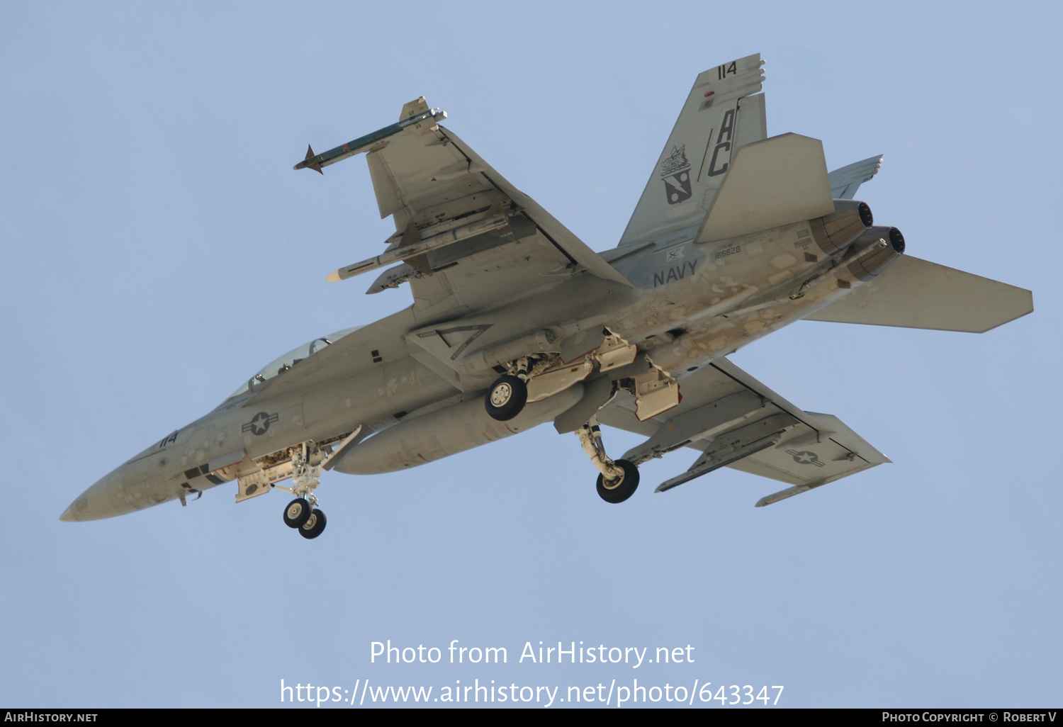 Aircraft Photo of 166628 | Boeing F/A-18F Super Hornet | USA - Navy | AirHistory.net #643347