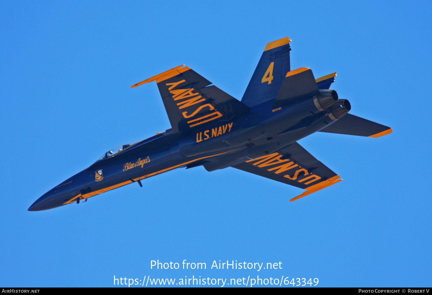 Aircraft Photo of 163451 | McDonnell Douglas F/A-18C Hornet | USA - Navy | AirHistory.net #643349