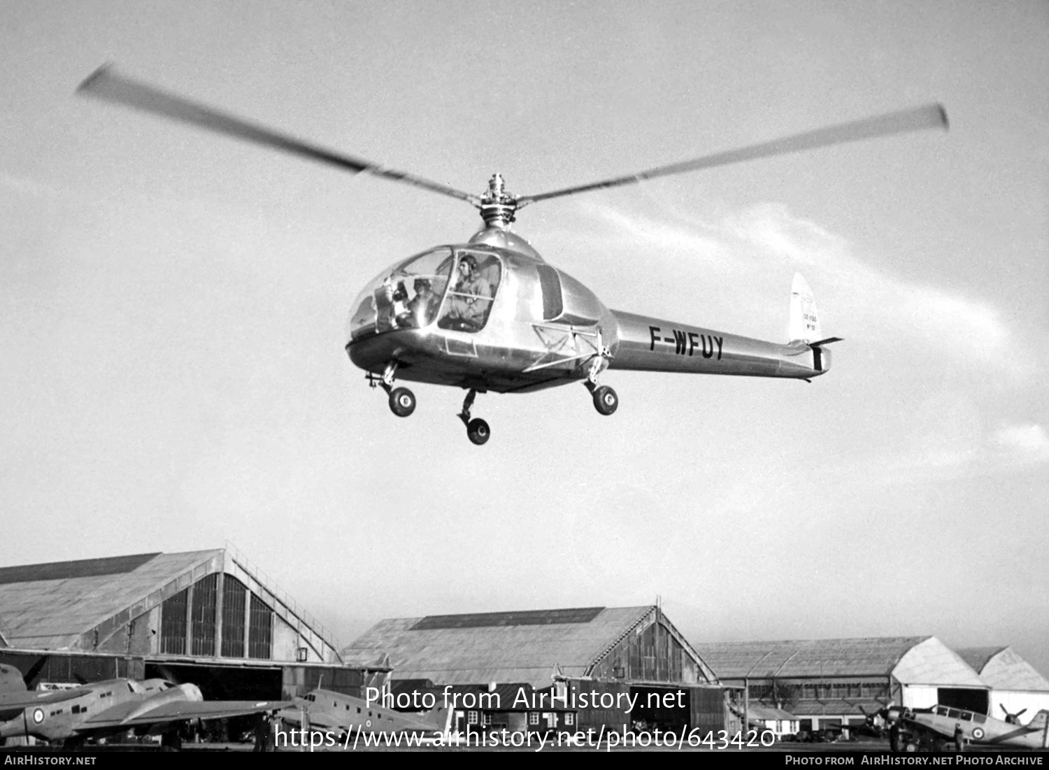 Aircraft Photo of F-WFUY | Sud-Ouest SO.1120 Ariel III | AirHistory.net #643420