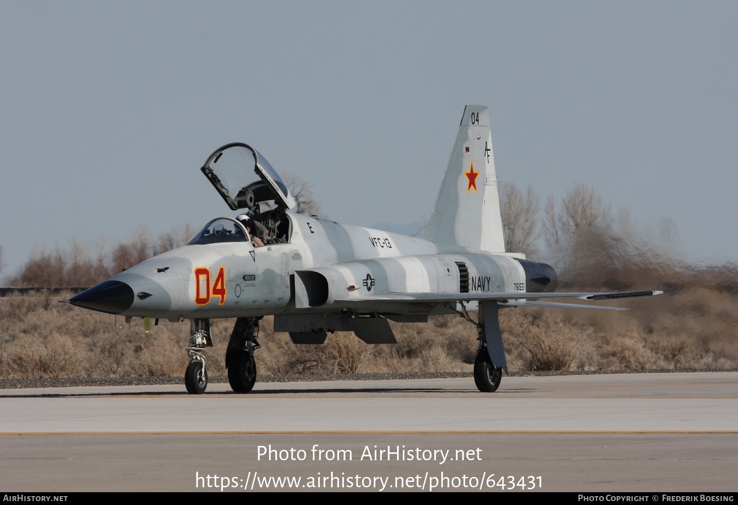 Aircraft Photo of 761551 | Northrop F-5N Tiger II | USA - Navy | AirHistory.net #643431