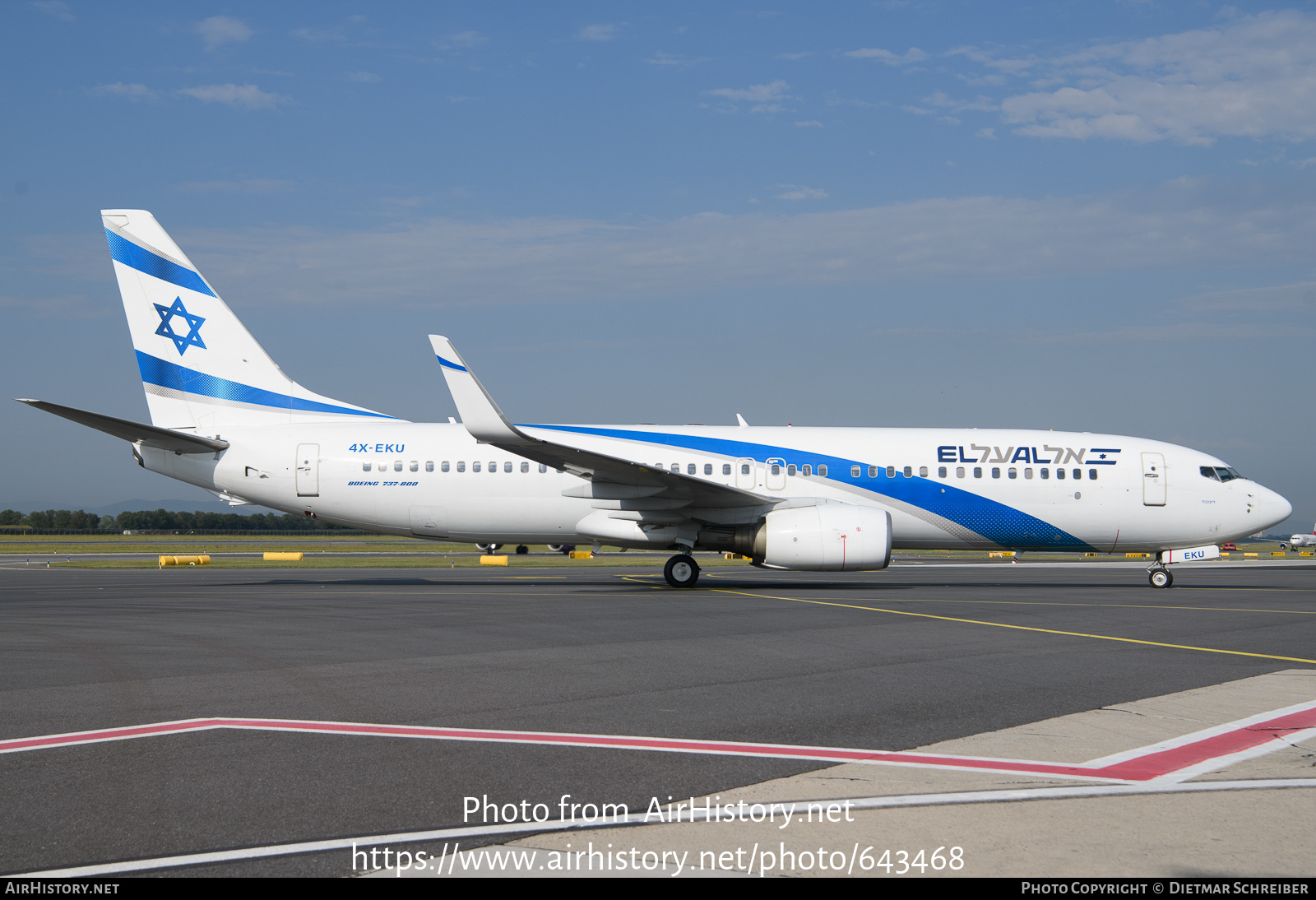 Aircraft Photo of 4X-EKU | Boeing 737-8Z9 | El Al Israel Airlines | AirHistory.net #643468