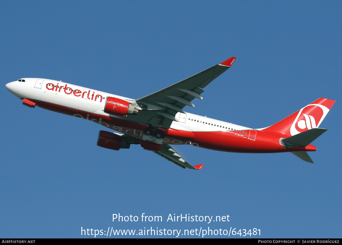 Aircraft Photo of D-ALPF | Airbus A330-223 | Air Berlin | AirHistory.net #643481