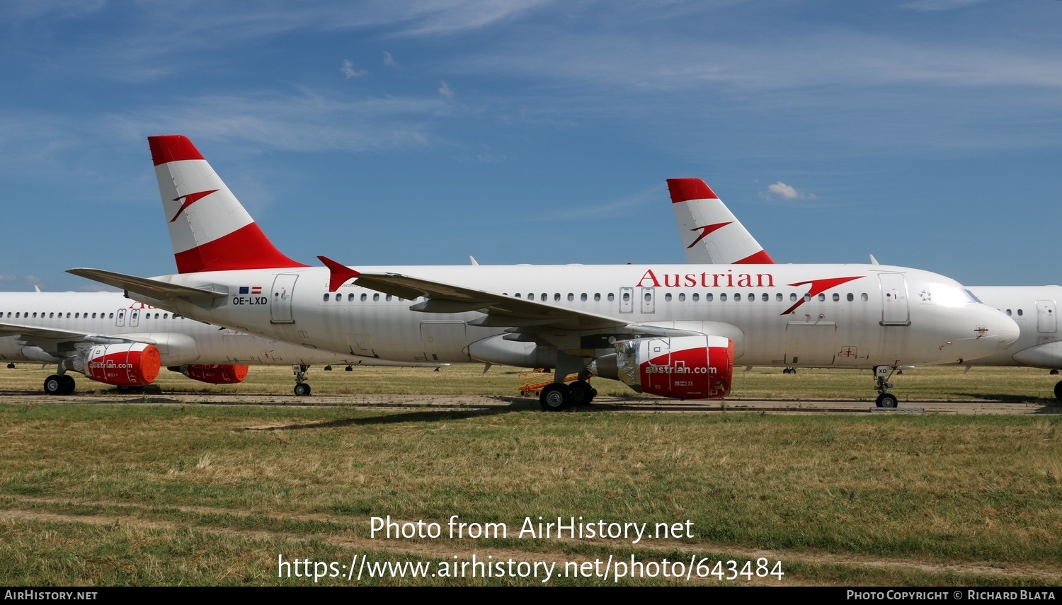 Aircraft Photo of OE-LXD | Airbus A320-216 | Austrian Airlines | AirHistory.net #643484