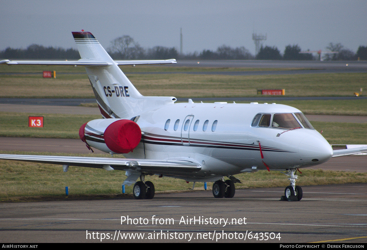 Aircraft Photo of CS-DRE | Raytheon Hawker 800XP | AirHistory.net #643504