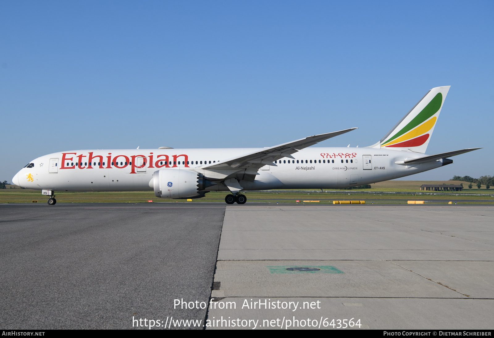 Aircraft Photo of ET-AXS | Boeing 787-9 Dreamliner | Ethiopian Airlines | AirHistory.net #643564